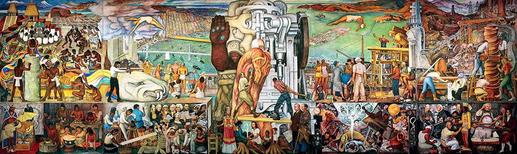 Pan American Unity in Detail Diego Rivera